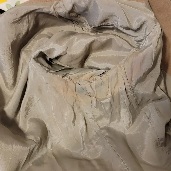 ELLIOTT BASS NEW YORK Women's Vintage Wool Embroidered Trim Jacket Size 8 Beige - Picture 11 of 16